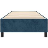  Okvir za krevet s oprugom tamnoplavi 80x200 cm baršunasti | shoptok.hr
