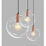 Toolight staklena stropna svjetiljka lassi rose gold 25 cm | shoptok.hr