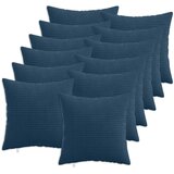  Presvlaka za jastuk 12 pcs HEERLEN Mornarsko plava 50 x 50 cm | shoptok.hr