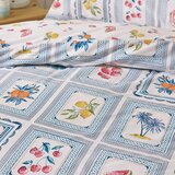 Catherine Lansfield Plava posteljina za bračni krevet/za produženi krevet 230x220 cm Riviera Tiles – | shoptok.hr