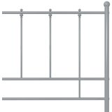  Za krevet sivi metalni 120 x 200 cm | shoptok.hr