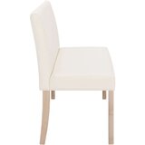  Klupa od umjetne kože 139,5 cm krem | shoptok.hr