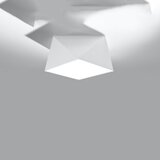 Nice Lamps bela stropna svetilka 25x25 cm koma – | Shoptok.si
