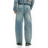 Desigual Kavbojke kobalt modra | Shoptok.si