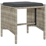 4-dijelni set vrtnih sofa s jastucima svijetlosivi poliratan | shoptok.hr