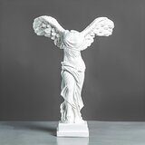 Aberto Design dekorativna figura CY0332, 38x27x19 cm, bela Cene