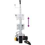  Dizalica za prikolicu s kotačima 12 V 550 W Aluminij | Eponuda.com