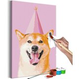  Slika za samostalno slikanje - Funny Shiba 40x60 | shoptok.hr