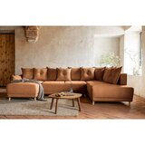 Miuform Ciglasta sklopiva kutna garnitura od samta (s desnim kutom/u obliku slova "U") Lazy Lukka – | shoptok.hr