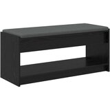  Klupa za hodnik s jastukom Crni Hrast 103 x 38 x 45 cm | Eponuda.com