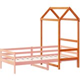 vidaXL krov za dječji krevet voštano smeđi 118x70x176,5 cm borovina | shoptok.hr