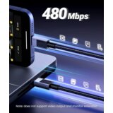 Ugreen USB-C na USB-C polnilni kabel 100W, 0,5M | Shoptok.si