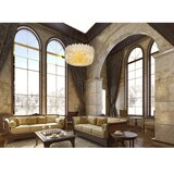  MAXLIGHT P0368 - Visilica na sajli TREND 8xE14/40W/230V, prečnik 45 cm, zlatna | Eponuda.com