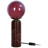 Leitmotiv Bordo mramorna stolna lampa (visina 38 cm) Lazio Sphere – Cijene
