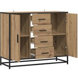  Kreveta Hrast artisan 92 x 35 x 76 cm Konstruirano drvo | shoptok.hr