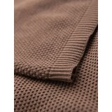 Ombre Men's fine-textured knit shirt - light brown | Shoptok.si