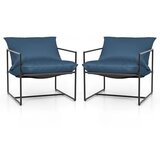  Komplet 2 ergonomske stolice za slobodno vrijeme u rustikalnom stilu, marokanski stil | shoptok.hr