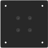 vidaXL Noge za mizo za kavo 4 kosi črna 30-32 cm jeklo | Shoptok.si