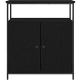  Sideboard Crna Oak 70x30x80 cm Odabrano drvo | shoptok.hr