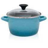 Metalac duboka posuda s poklopcem granit induction 20cm /3,4lit plava | shoptok.hr