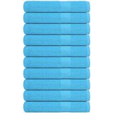 vidaXL Brisače 10 kos turkizna 100x200 cm 360 gsm 100% bombaž Cene