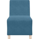 SOFA Stolice 3 pcs Plava 55 x 74 x 82 cm Baršun | shoptok.hr