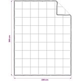  Set deka 3 kom. 260 x 220 cm Sve sezone Bambus Bijela - 260 x 220 cm 65 x 65 cm | shoptok.hr