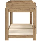  Postelja na vzkraj za otroke Umetni hrast 100 x 190 cm, (5000141755) | Shoptok.si