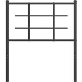 Kovinsko posteljno vzglavje črno 75 cm, (21142891) | Shoptok.si