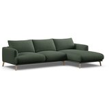 Micadoni Zelena kutna garnitura (s desnim kutom/s ležaljkom) Naomi – | shoptok.hr