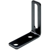 Hettich Nastavljivi kotnik (Do x Š x V: 55 x 55 x 20 mm, Prašno barvano, 1 kos, Črna) | Shoptok.si