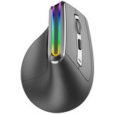 INF Brezžična Bluetooth 3-načinska navpična miška, polnilna RGB ergonomska miška, (5000129799) Cene