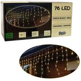  76 LED zavesa 2x0,5m toplo belo svetlo 52-191000 Cene