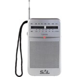 Sal RPC 4 žepni radio, 2 kanala, srebrn | Shoptok.si