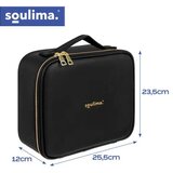Soulima XL kozmetički kofer s LED ogledalom i organizatorom za šminku | Shoptok.si