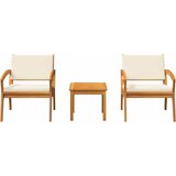 Bistro set s jastukom 3 pcs Smeđa Poliester | Eponuda.ba