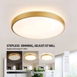  Brilagi - LED prigušiva svetiljka GLASS POOL DOUBLE LED/60W/230V 50 cm zlatna + daljinski upravljač | Eponuda.com