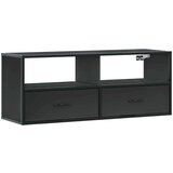 vidaXL TV ormarić crni 100 x 31 x 39,5 cm konstruirano drvo i metal | shoptok.hr
