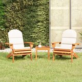 The Living Store Vrtna adirondack garnitura 3-delna trden akacijev les - Vrtna Garnitura, (21425206) | Shoptok.si