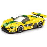  Tehnički blokovi Sportski automobil P1 GTR ŽUTO-ZELENA 368-dijelova ZA5781 | shoptok.hr