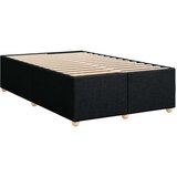 vidaXL Krevet s oprugama i madracem crni 120 x 200cm od tkanine | shoptok.hr
