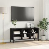 vidaXL Crni hrast TV stalak Crni hrast Drvena čestica Standardna | shoptok.hr