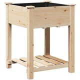  Vrtna saksija Bež 60,5 x 60 x 76,5 cm Čvrsto drvo jele | shoptok.hr