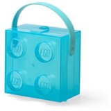 Lego kutija za užinu sa ručkom: Prozirno svetlo plava ( 40240010 ) | ePonuda.com