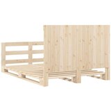  Okvir za krevet s uzglavljem 160 x 200 cm od masivne borovine | shoptok.hr