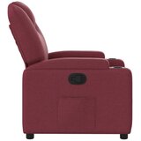  Naslonjač od tkanine crvena boja vina | shoptok.hr
