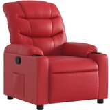 Maison Chic Naslanjač - Relax naslanjač rdeče umetno usnje, (22061493) | Shoptok.si