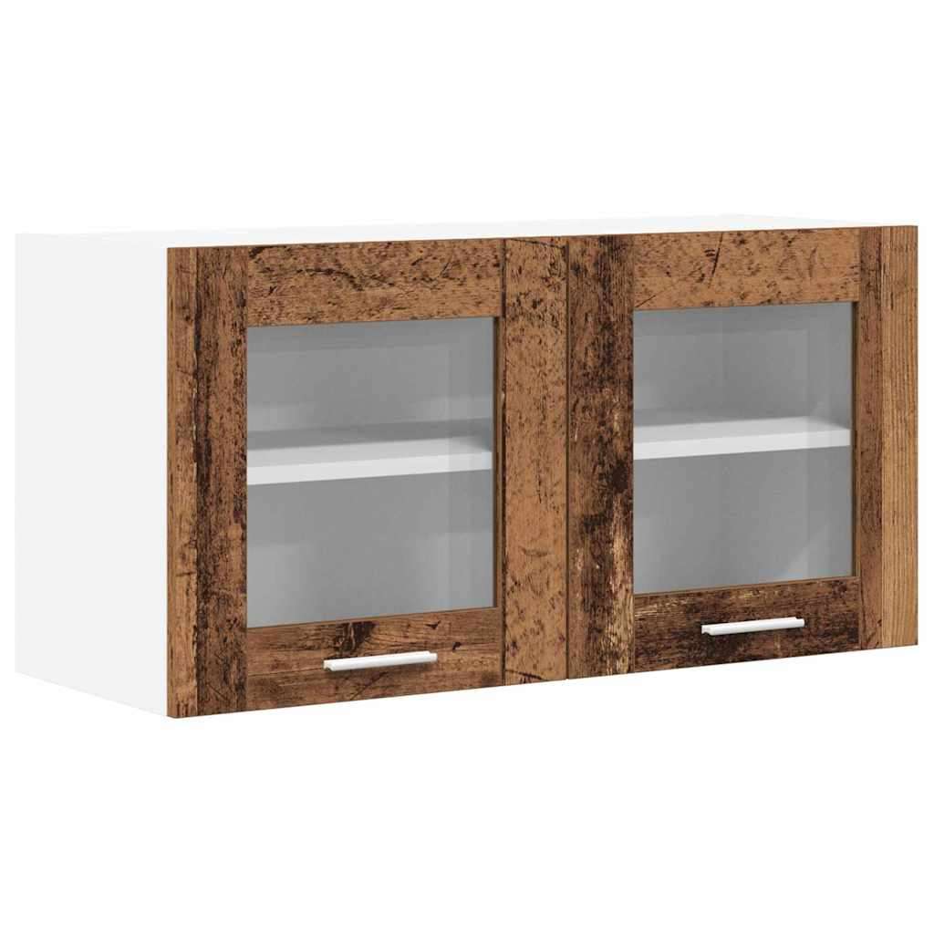 Viseći ormarić Zidne Riga Beton siva i bijela 80 x 31 x 40 cm | shoptok.hr