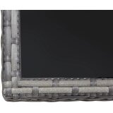  Vrtni stol sivi 80 x 80 x 74 cm od poliratana | shoptok.hr