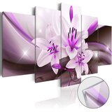  Slika na akrilnom staklu - Violet Desert Lily [Glass] 200x100 | shoptok.hr